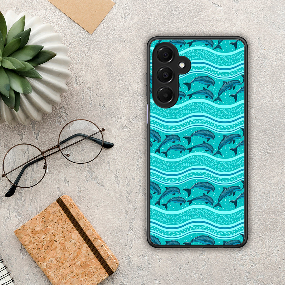 Swimming Dolphins - Samsung Galaxy A16 4G / 5G θήκη