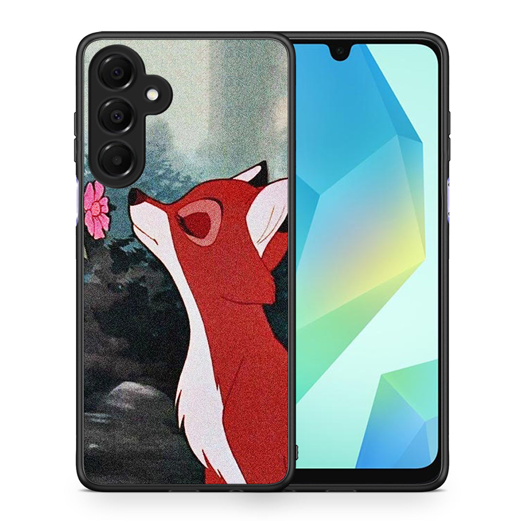 Θήκη Samsung Galaxy A16 4G / 5G Tod And Vixey Love 2 από τη Smartfits με σχέδιο στο πίσω μέρος και μαύρο περίβλημα | Samsung Galaxy A16 4G / 5G Tod And Vixey Love 2 case with colorful back and black bezels