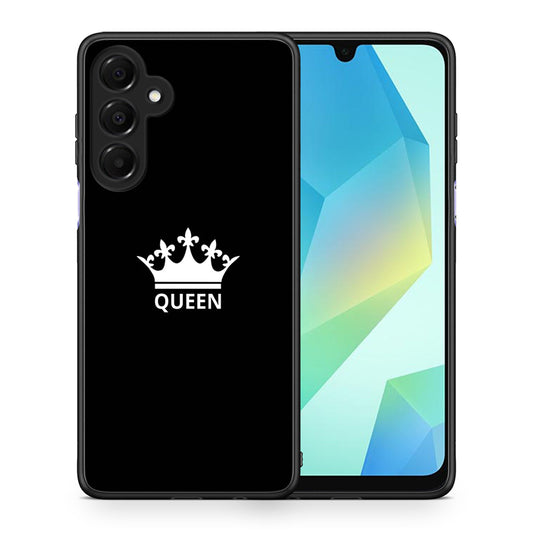 Θήκη Samsung Galaxy A16 4G / 5G Queen Valentine από τη Smartfits με σχέδιο στο πίσω μέρος και μαύρο περίβλημα | Samsung Galaxy A16 4G / 5G Queen Valentine case with colorful back and black bezels