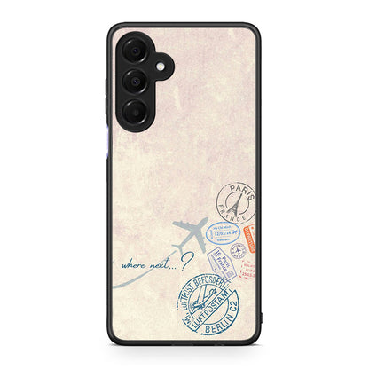 Samsung Galaxy A16 4G / 5G Where Next Θήκη από τη Smartfits με σχέδιο στο πίσω μέρος και μαύρο περίβλημα | Smartphone case with colorful back and black bezels by Smartfits