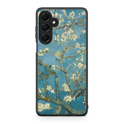 Samsung Galaxy A16 4G / 5G White Blossoms θήκη από τη Smartfits με σχέδιο στο πίσω μέρος και μαύρο περίβλημα | Smartphone case with colorful back and black bezels by Smartfits
