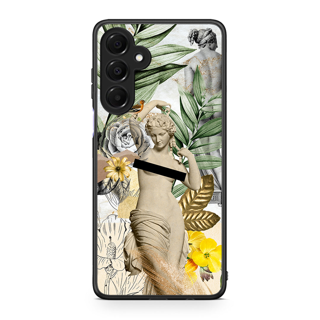 Samsung Galaxy A16 4G / 5G Woman Statue θήκη από τη Smartfits με σχέδιο στο πίσω μέρος και μαύρο περίβλημα | Smartphone case with colorful back and black bezels by Smartfits