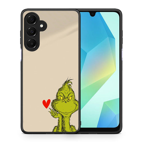 Θήκη Samsung Galaxy A16 4G / 5G Xmas Grinch από τη Smartfits με σχέδιο στο πίσω μέρος και μαύρο περίβλημα | Samsung Galaxy A16 4G / 5G Xmas Grinch case with colorful back and black bezels