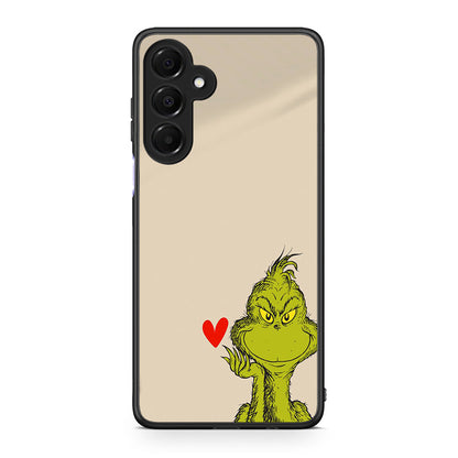 Samsung Galaxy A16 4G / 5G Xmas Grinch θήκη από τη Smartfits με σχέδιο στο πίσω μέρος και μαύρο περίβλημα | Smartphone case with colorful back and black bezels by Smartfits