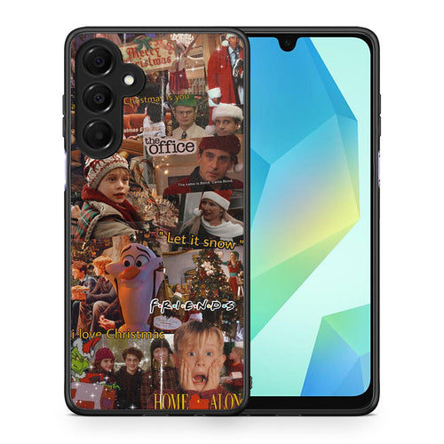 Θήκη Samsung Galaxy A16 4G / 5G Xmas Wishes από τη Smartfits με σχέδιο στο πίσω μέρος και μαύρο περίβλημα | Samsung Galaxy A16 4G / 5G Xmas Wishes case with colorful back and black bezels