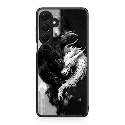 Samsung Galaxy A16 4G / 5G Yin Yang Θήκη από τη Smartfits με σχέδιο στο πίσω μέρος και μαύρο περίβλημα | Smartphone case with colorful back and black bezels by Smartfits