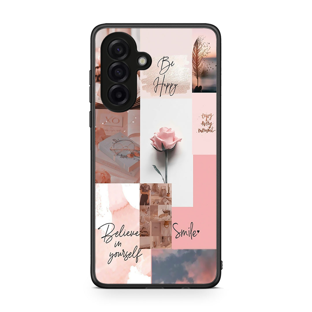 Samsung Galaxy A17 4G Aesthetic Collage θήκη από τη Smartfits με σχέδιο στο πίσω μέρος και μαύρο περίβλημα | Smartphone case with colorful back and black bezels by Smartfits