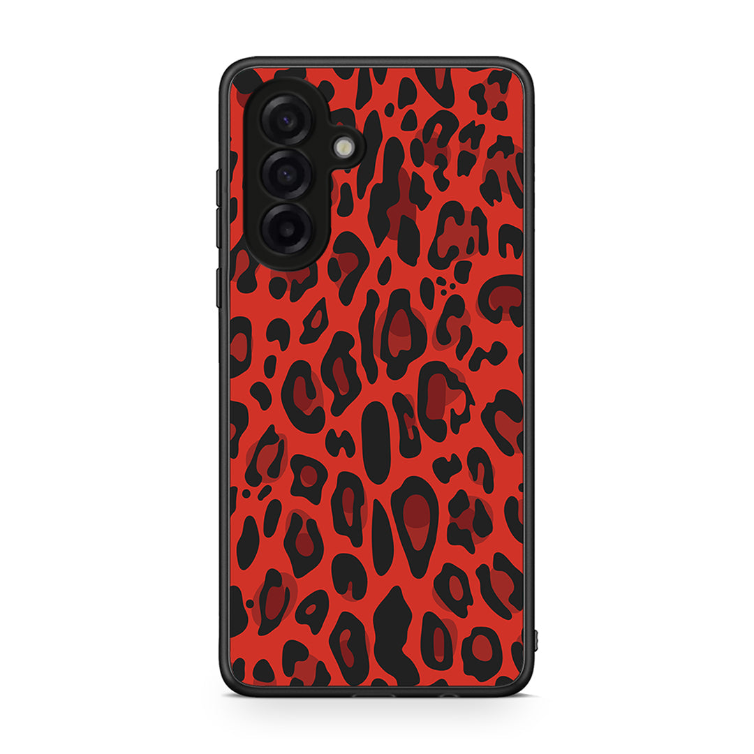 4 - Samsung Galaxy A17 4G Red Leopard Animal case, cover, bumper