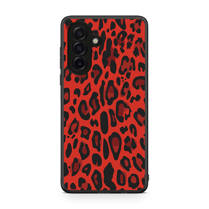 4 - Samsung Galaxy A17 4G Red Leopard Animal case, cover, bumper