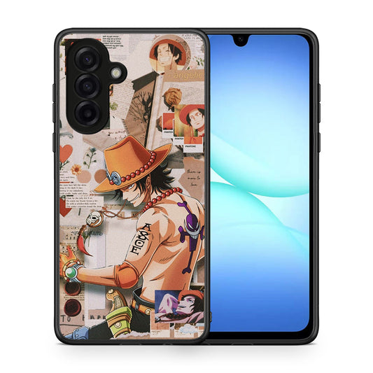 Θήκη Samsung Galaxy A17 4G Anime Collage από τη Smartfits με σχέδιο στο πίσω μέρος και μαύρο περίβλημα | Samsung Galaxy A17 4G Anime Collage case with colorful back and black bezels