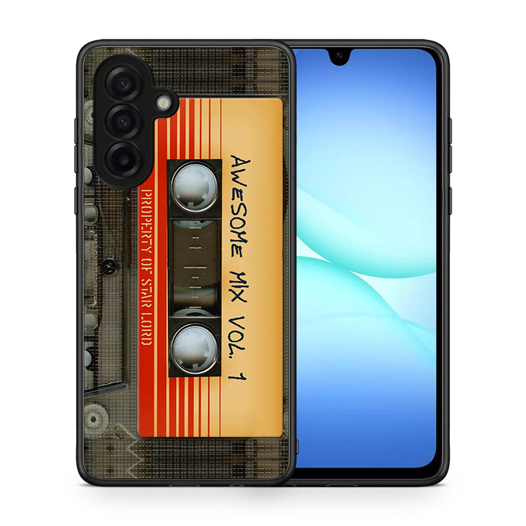 Θήκη Samsung Galaxy A17 4G Awesome Mix από τη Smartfits με σχέδιο στο πίσω μέρος και μαύρο περίβλημα | Samsung Galaxy A17 4G Awesome Mix case with colorful back and black bezels