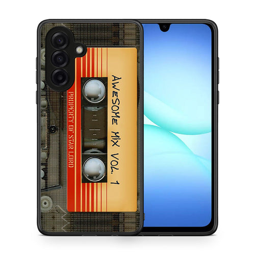 Θήκη Samsung Galaxy A17 4G Awesome Mix από τη Smartfits με σχέδιο στο πίσω μέρος και μαύρο περίβλημα | Samsung Galaxy A17 4G Awesome Mix case with colorful back and black bezels