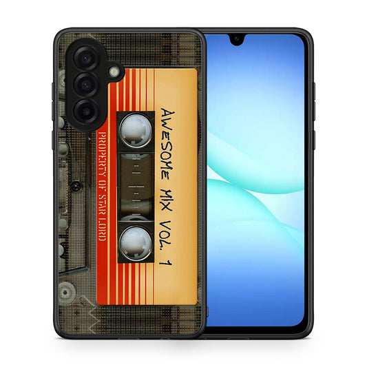 Θήκη Samsung Galaxy A17 4G Awesome Mix από τη Smartfits με σχέδιο στο πίσω μέρος και μαύρο περίβλημα | Samsung Galaxy A17 4G Awesome Mix case with colorful back and black bezels