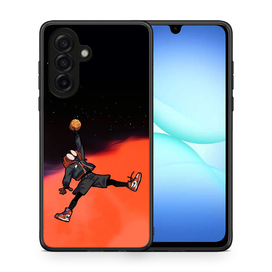 Θήκη Samsung Galaxy A17 4G Basketball Hero από τη Smartfits με σχέδιο στο πίσω μέρος και μαύρο περίβλημα | Samsung Galaxy A17 4G Basketball Hero case with colorful back and black bezels
