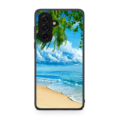 Samsung Galaxy A17 4G Beautiful Beach θήκη από τη Smartfits με σχέδιο στο πίσω μέρος και μαύρο περίβλημα | Smartphone case with colorful back and black bezels by Smartfits