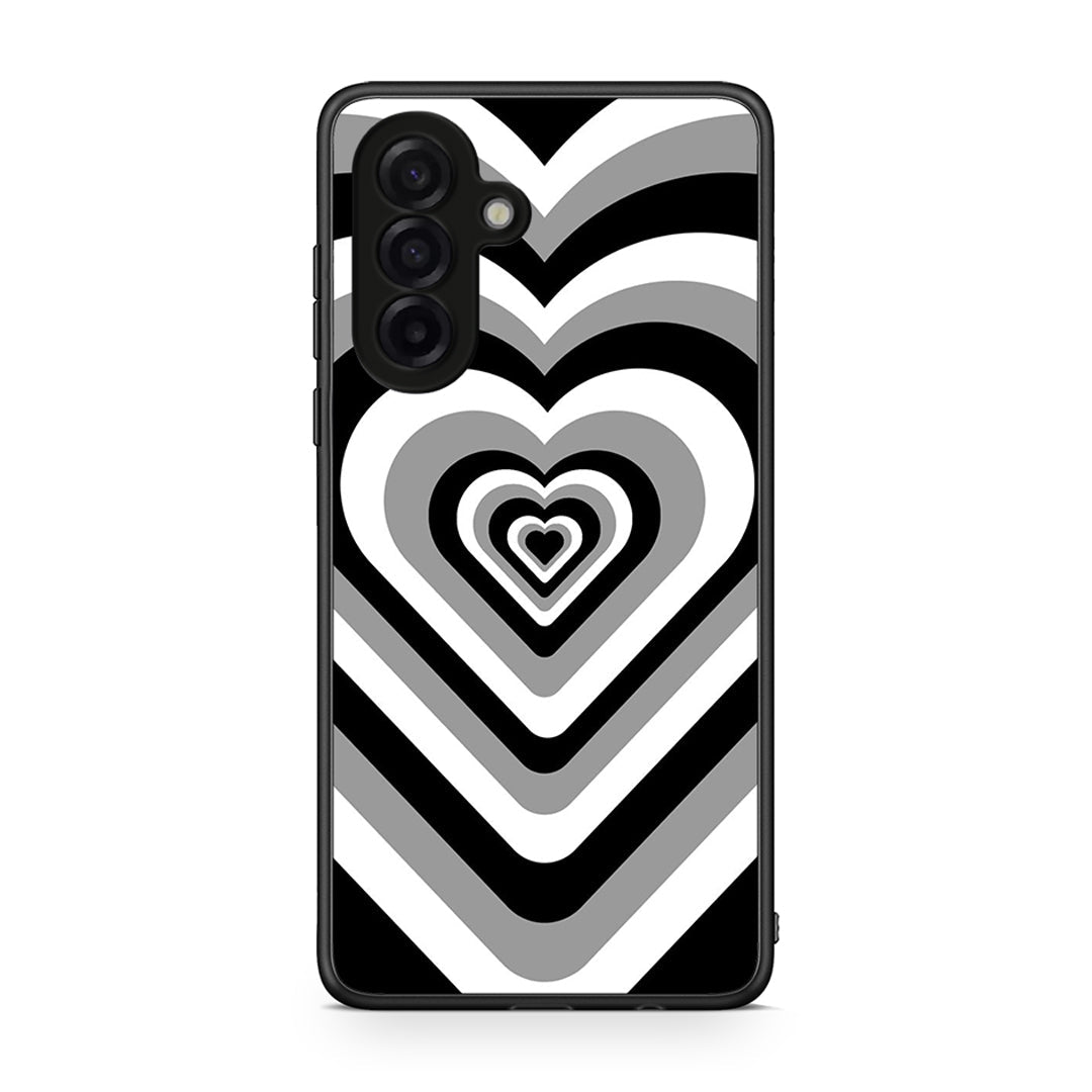 Samsung Galaxy A17 4G Black Hearts θήκη από τη Smartfits με σχέδιο στο πίσω μέρος και μαύρο περίβλημα | Smartphone case with colorful back and black bezels by Smartfits