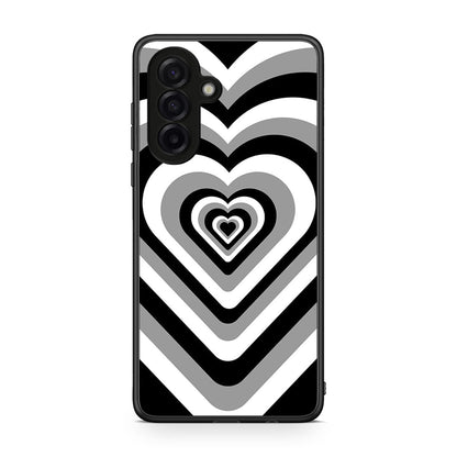Samsung Galaxy A17 4G Black Hearts θήκη από τη Smartfits με σχέδιο στο πίσω μέρος και μαύρο περίβλημα | Smartphone case with colorful back and black bezels by Smartfits