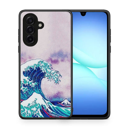 Θήκη Samsung Galaxy A17 4G Blue Waves από τη Smartfits με σχέδιο στο πίσω μέρος και μαύρο περίβλημα | Samsung Galaxy A17 4G Blue Waves case with colorful back and black bezels
