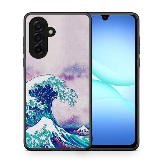 Θήκη Samsung Galaxy A17 4G Blue Waves από τη Smartfits με σχέδιο στο πίσω μέρος και μαύρο περίβλημα | Samsung Galaxy A17 4G Blue Waves case with colorful back and black bezels