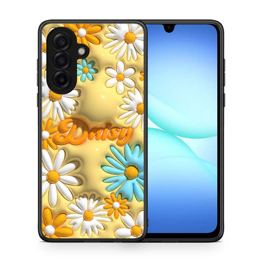 Θήκη Samsung Galaxy A17 4G Bubble Daisies από τη Smartfits με σχέδιο στο πίσω μέρος και μαύρο περίβλημα | Samsung Galaxy A17 4G Bubble Daisies case with colorful back and black bezels