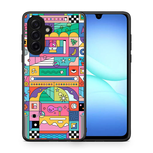 Θήκη Samsung Galaxy A17 4G Bubbles Soap από τη Smartfits με σχέδιο στο πίσω μέρος και μαύρο περίβλημα | Samsung Galaxy A17 4G Bubbles Soap case with colorful back and black bezels