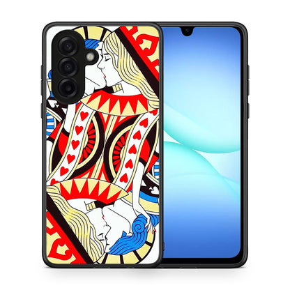 Θήκη Samsung Galaxy A17 4G Card Love από τη Smartfits με σχέδιο στο πίσω μέρος και μαύρο περίβλημα | Samsung Galaxy A17 4G Card Love case with colorful back and black bezels