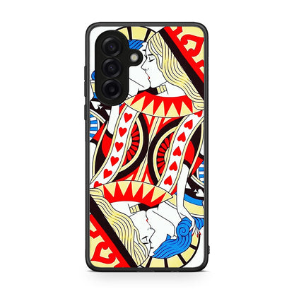 Samsung Galaxy A17 4G Card Love θήκη από τη Smartfits με σχέδιο στο πίσω μέρος και μαύρο περίβλημα | Smartphone case with colorful back and black bezels by Smartfits