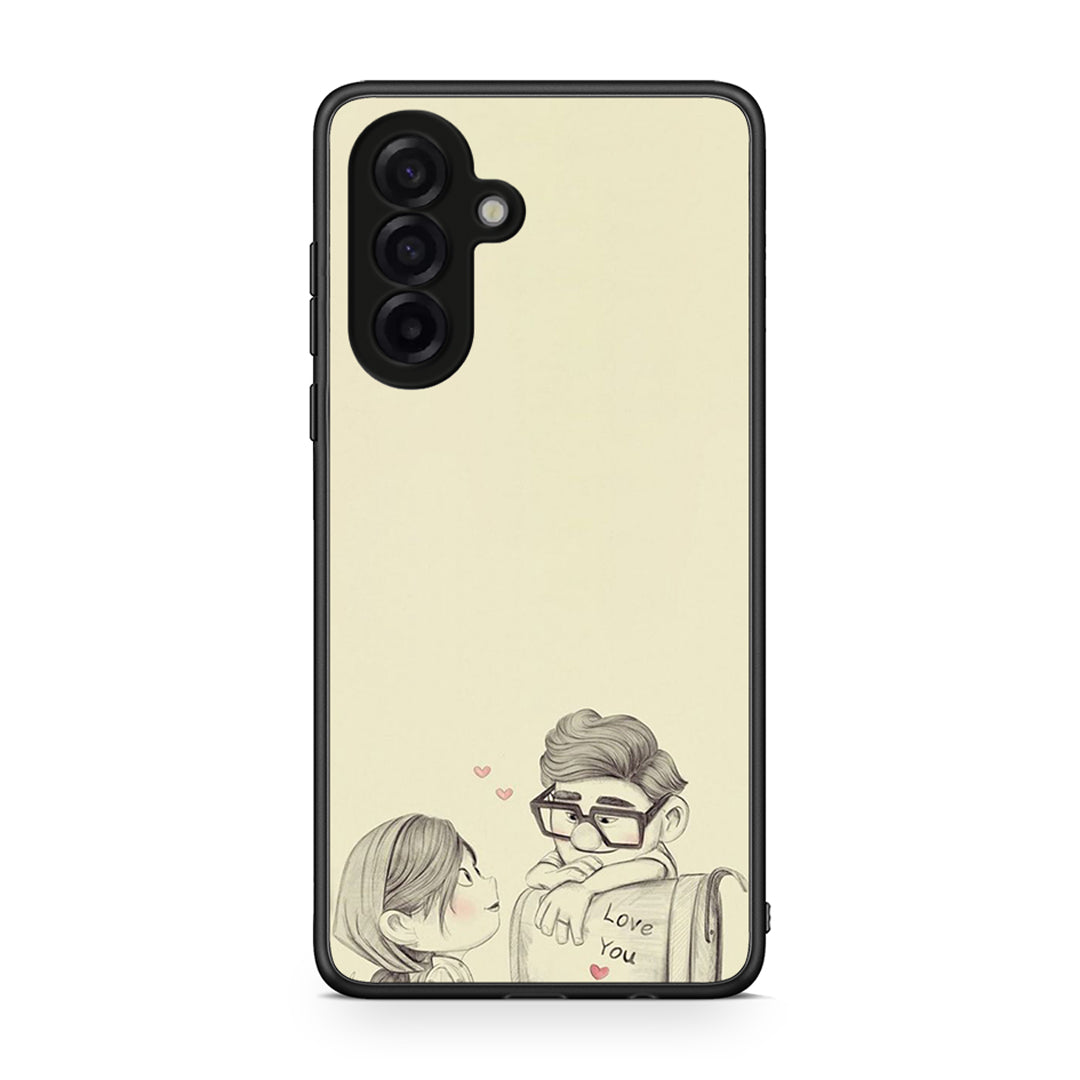 Samsung Galaxy A17 4G Carl And Ellie θήκη από τη Smartfits με σχέδιο στο πίσω μέρος και μαύρο περίβλημα | Smartphone case with colorful back and black bezels by Smartfits