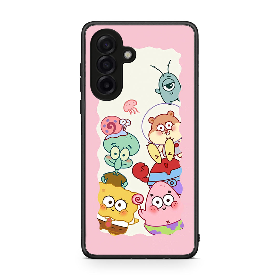 Samsung Galaxy A17 4G Cute Companion θήκη από τη Smartfits με σχέδιο στο πίσω μέρος και μαύρο περίβλημα | Smartphone case with colorful back and black bezels by Smartfits