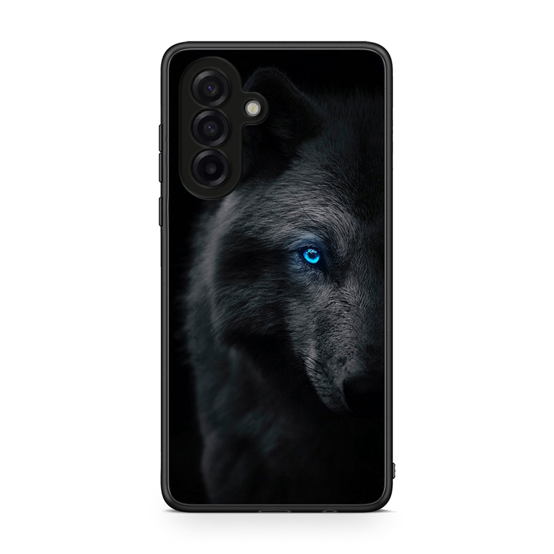 Samsung Galaxy A17 4G Dark Wolf θήκη από τη Smartfits με σχέδιο στο πίσω μέρος και μαύρο περίβλημα | Smartphone case with colorful back and black bezels by Smartfits