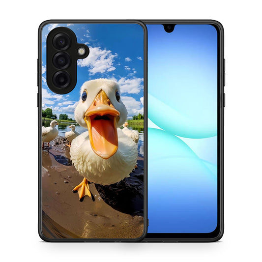 Θήκη Samsung Galaxy A17 4G Duck Face από τη Smartfits με σχέδιο στο πίσω μέρος και μαύρο περίβλημα | Samsung Galaxy A17 4G Duck Face case with colorful back and black bezels