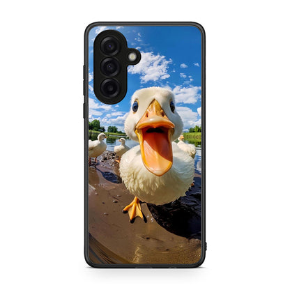 Samsung Galaxy A17 4G Duck Face θήκη από τη Smartfits με σχέδιο στο πίσω μέρος και μαύρο περίβλημα | Smartphone case with colorful back and black bezels by Smartfits