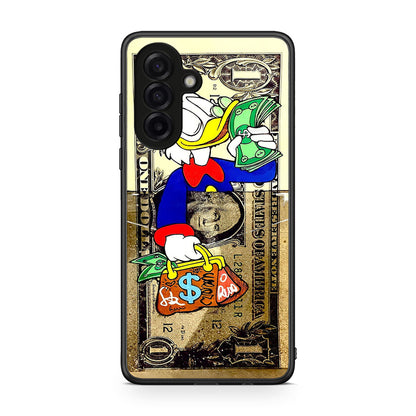 Samsung Galaxy A17 4G Duck Money Θήκη από τη Smartfits με σχέδιο στο πίσω μέρος και μαύρο περίβλημα | Smartphone case with colorful back and black bezels by Smartfits