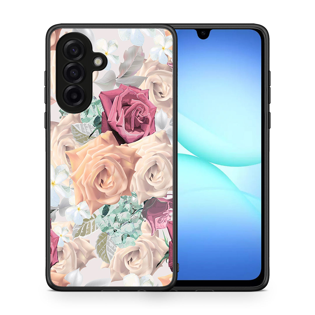Θήκη Samsung Galaxy A17 4G Bouquet Floral από τη Smartfits με σχέδιο στο πίσω μέρος και μαύρο περίβλημα | Samsung Galaxy A17 4G Bouquet Floral case with colorful back and black bezels