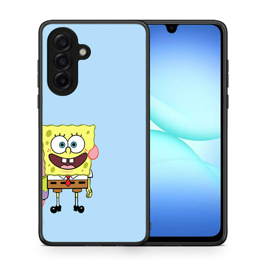 Θήκη Samsung Galaxy A17 4G Friends Bob από τη Smartfits με σχέδιο στο πίσω μέρος και μαύρο περίβλημα | Samsung Galaxy A17 4G Friends Bob case with colorful back and black bezels