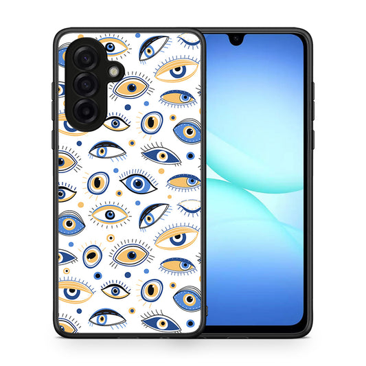 Θήκη Samsung Galaxy A17 4G Ftou Ftou από τη Smartfits με σχέδιο στο πίσω μέρος και μαύρο περίβλημα | Samsung Galaxy A17 4G Ftou Ftou case with colorful back and black bezels