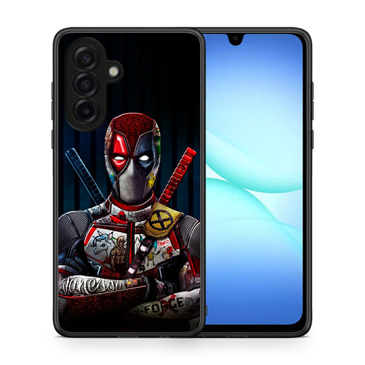Θήκη Samsung Galaxy A17 4G Funny Guy από τη Smartfits με σχέδιο στο πίσω μέρος και μαύρο περίβλημα | Samsung Galaxy A17 4G Funny Guy case with colorful back and black bezels