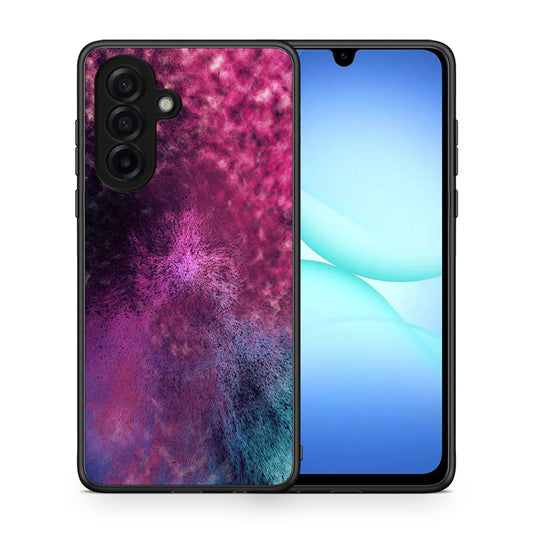 Θήκη Samsung Galaxy A17 4G Aurora Galaxy από τη Smartfits με σχέδιο στο πίσω μέρος και μαύρο περίβλημα | Samsung Galaxy A17 4G Aurora Galaxy case with colorful back and black bezels