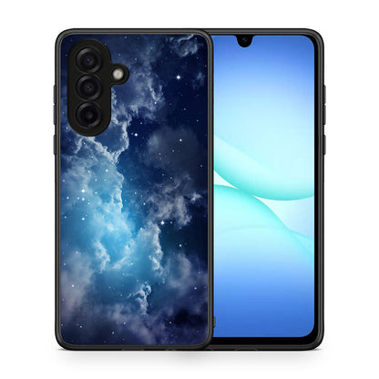 Θήκη Samsung Galaxy A17 4G Blue Sky Galaxy από τη Smartfits με σχέδιο στο πίσω μέρος και μαύρο περίβλημα | Samsung Galaxy A17 4G Blue Sky Galaxy case with colorful back and black bezels