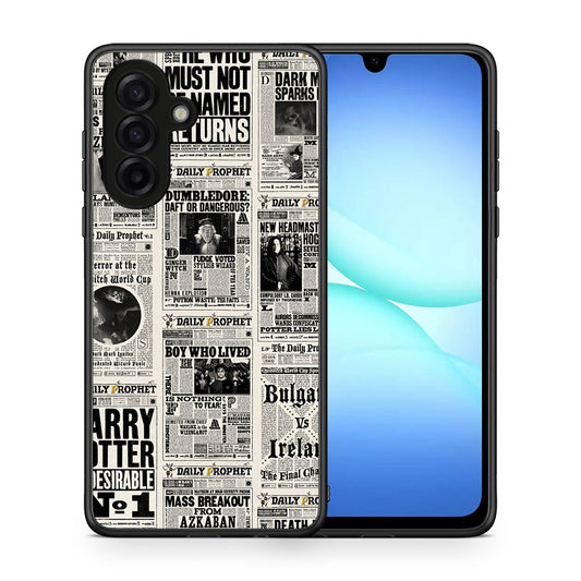 Θήκη Samsung Galaxy A17 4G Harry Paper από τη Smartfits με σχέδιο στο πίσω μέρος και μαύρο περίβλημα | Samsung Galaxy A17 4G Harry Paper case with colorful back and black bezels