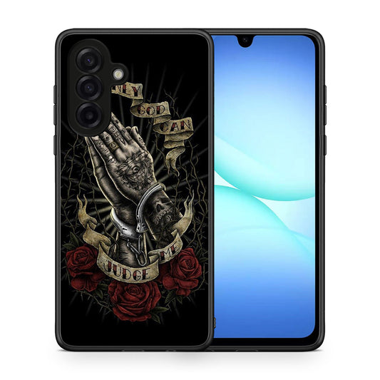Θήκη Samsung Galaxy A17 4G Judge By God από τη Smartfits με σχέδιο στο πίσω μέρος και μαύρο περίβλημα | Samsung Galaxy A17 4G Judge By God case with colorful back and black bezels