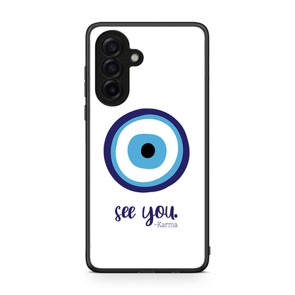 Samsung Galaxy A17 4G Karma Says θήκη από τη Smartfits με σχέδιο στο πίσω μέρος και μαύρο περίβλημα | Smartphone case with colorful back and black bezels by Smartfits