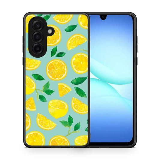 Θήκη Samsung Galaxy A17 4G Lemons από τη Smartfits με σχέδιο στο πίσω μέρος και μαύρο περίβλημα | Samsung Galaxy A17 4G Lemons case with colorful back and black bezels