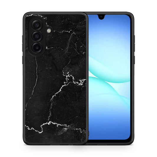 Θήκη Samsung Galaxy A17 4G Marble Black από τη Smartfits με σχέδιο στο πίσω μέρος και μαύρο περίβλημα | Samsung Galaxy A17 4G Marble Black case with colorful back and black bezels
