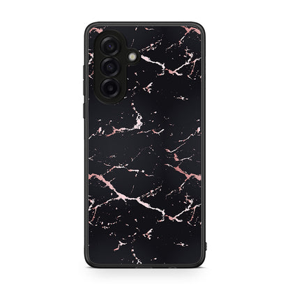 4 - Samsung Galaxy A17 4G Black Rosegold Marble case, cover, bumper
