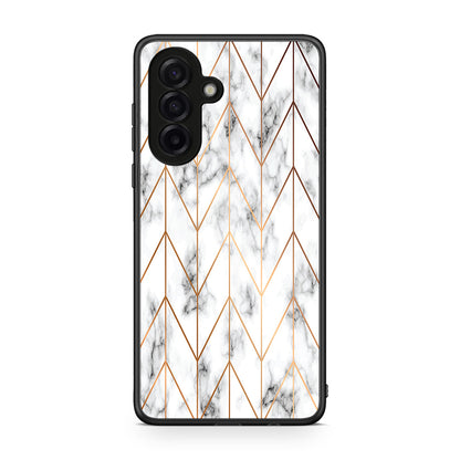 44 - Samsung Galaxy A17 4G Gold Geometric Marble case, cover, bumper