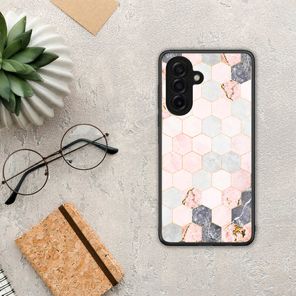 Marble Hexagon Pink - Samsung Galaxy A17 4G θήκη