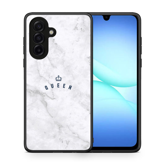 Θήκη Samsung Galaxy A17 4G Queen Marble από τη Smartfits με σχέδιο στο πίσω μέρος και μαύρο περίβλημα | Samsung Galaxy A17 4G Queen Marble case with colorful back and black bezels