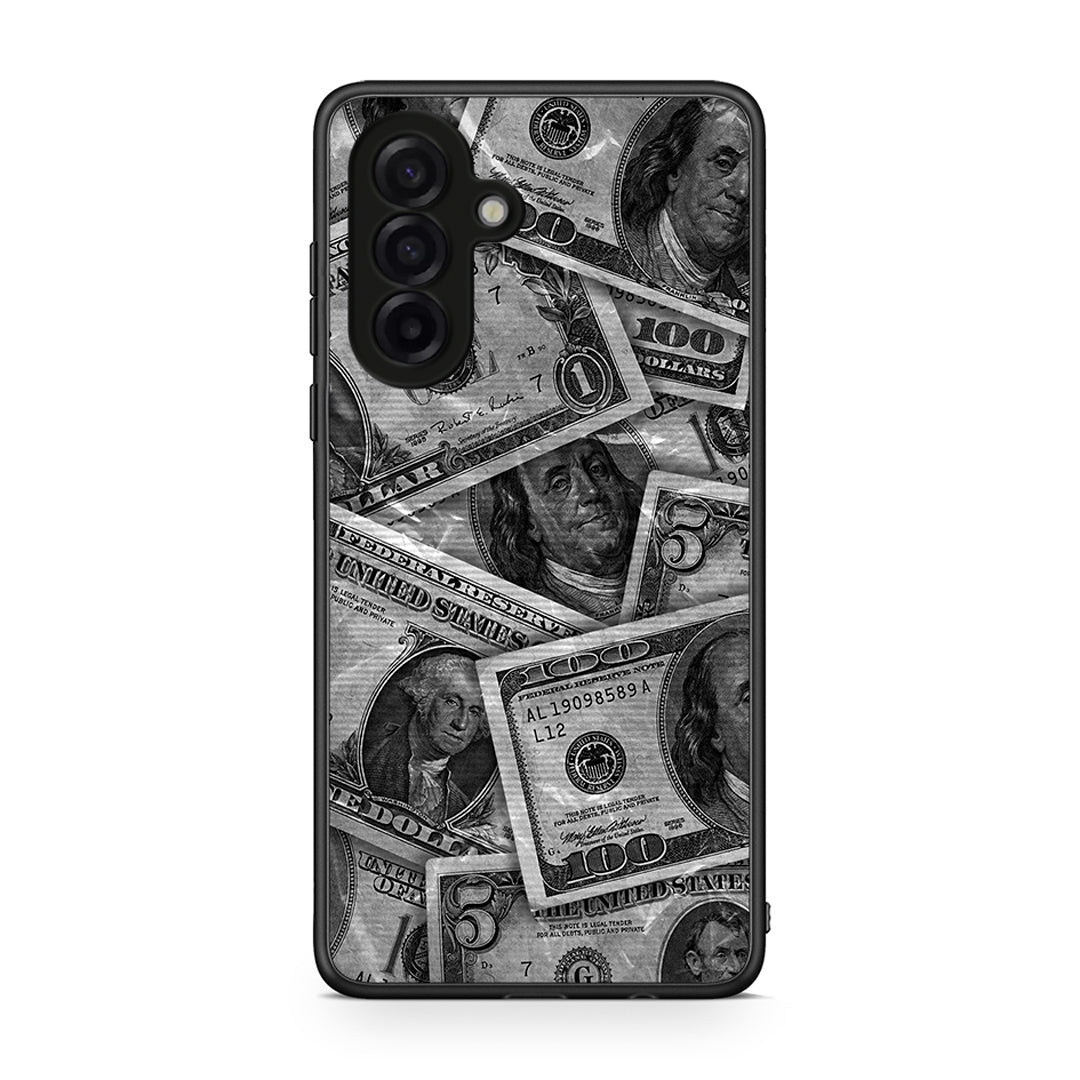 Samsung Galaxy A17 4G Money Dollars θήκη από τη Smartfits με σχέδιο στο πίσω μέρος και μαύρο περίβλημα | Smartphone case with colorful back and black bezels by Smartfits