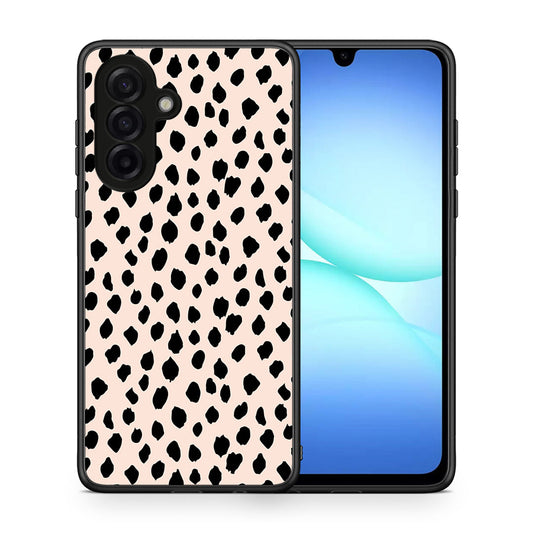 Θήκη Samsung Galaxy A17 4G New Polka Dots από τη Smartfits με σχέδιο στο πίσω μέρος και μαύρο περίβλημα | Samsung Galaxy A17 4G New Polka Dots case with colorful back and black bezels